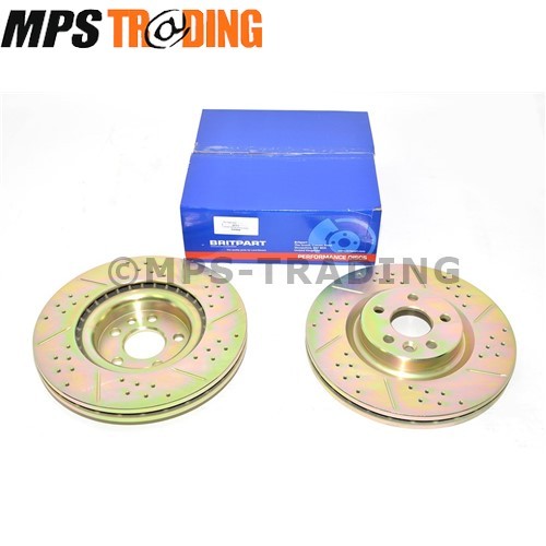 Evoque and Discovery Sport Performance 17" Front Vented Brake Discs DA4689 gallery