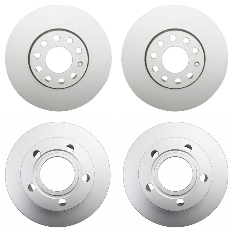 Hella Front 288mm Rear 245mm Brake Rotors Kit For 100 A6 Quattro Passat