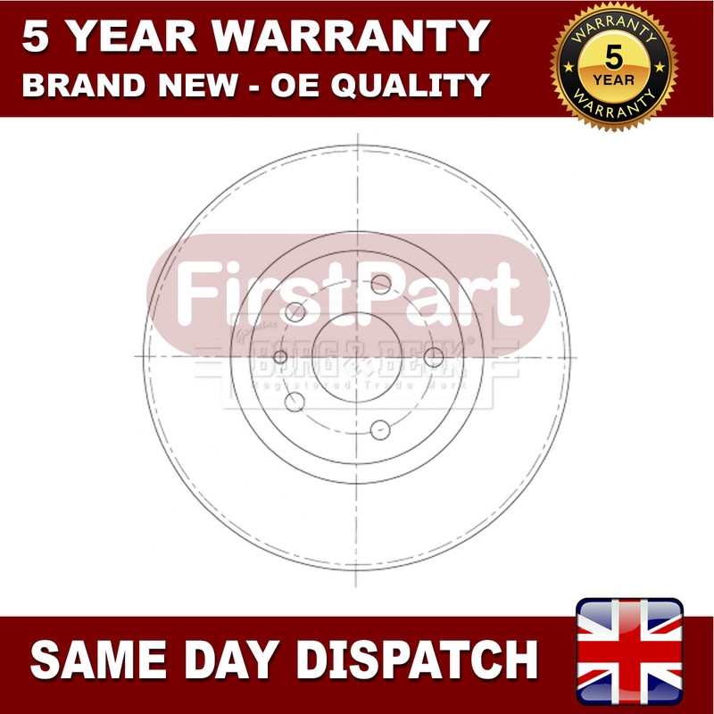 Fits Ford Mondeo 2014- FirstPart Front 1x Brake Disc 5322975