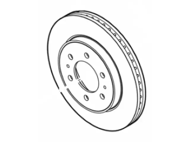 Genuine Ford Disc Brake Rotor 7U2Z-1V125-HD gallery
