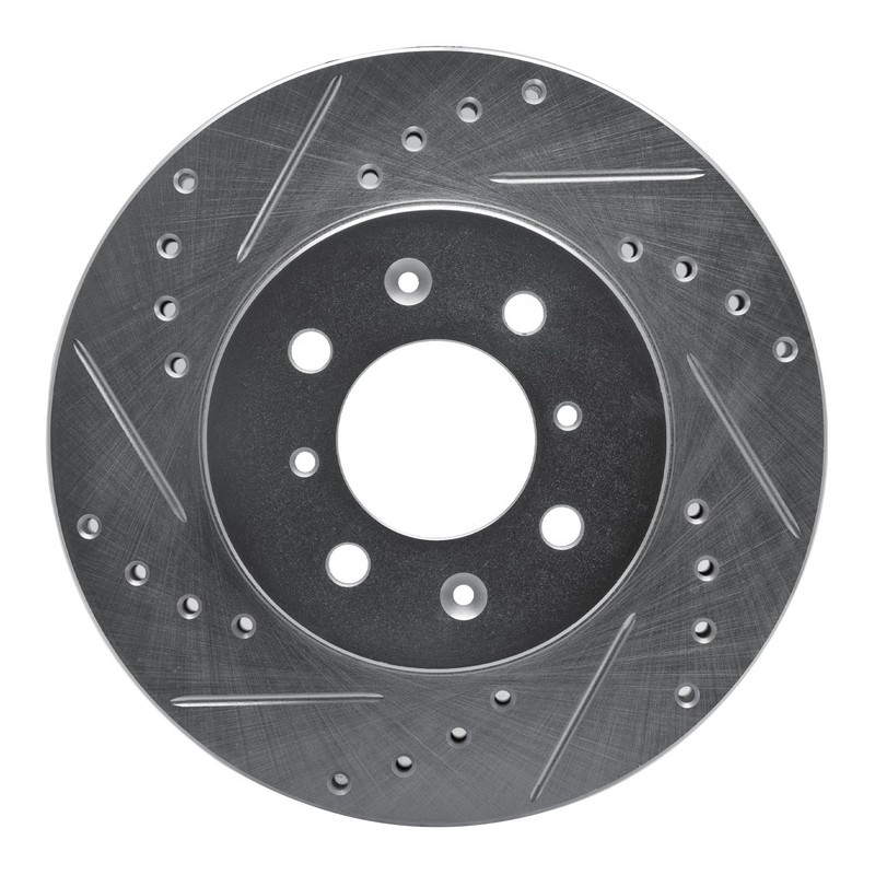 For Sterling 827 89-91 Brake Rotor DFC Premium Drilled & Slotted Front Driver