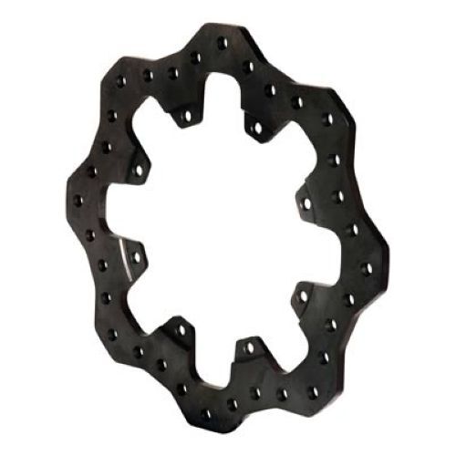 Wilwood 160-9773 Brake Rotor Scalloped 12.190 OD 0.350 8×7 BP Steel Black Oxide