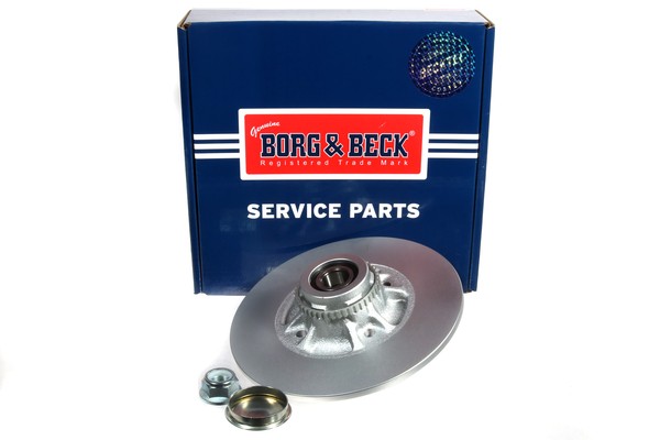 2x Brake Discs Pair Solid fits RENAULT R19 Mk2 1.8 Rear 92 to 95 238mm Set B&B gallery