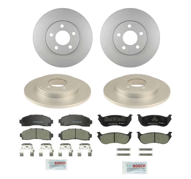 Bosch Front 305mm & Rear 300mm Brake Kit Disc Rotors Pads For Ford Explorer 4WD