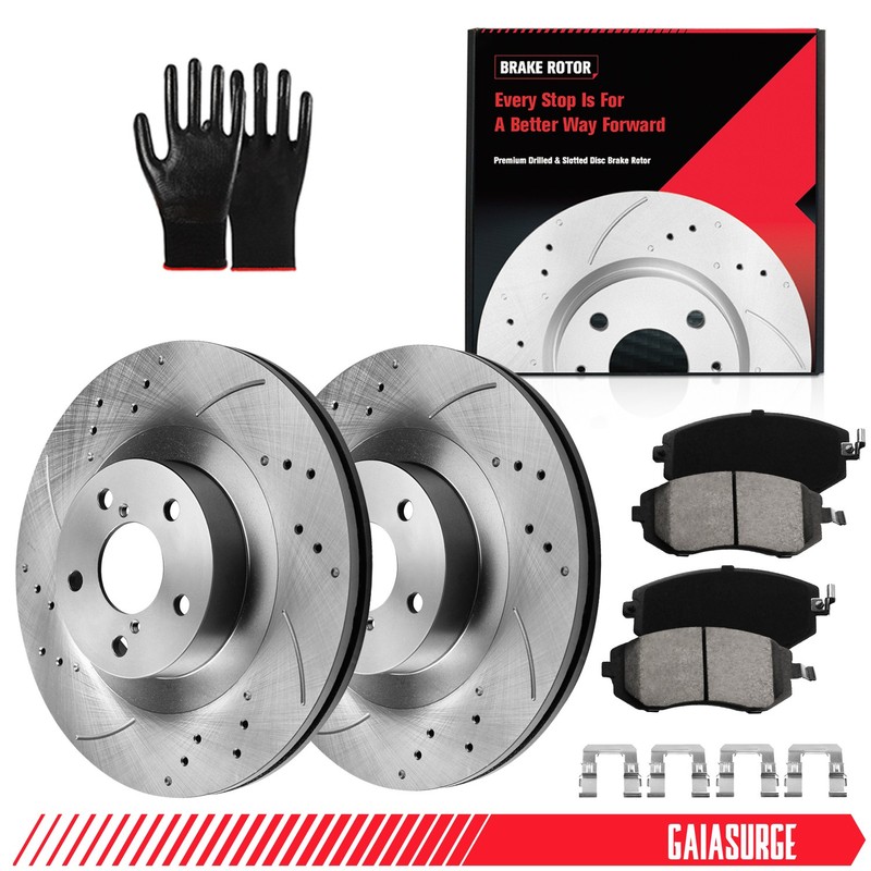 Front Vented Rotors Brake Pads for Subaru Impreza Outback Forester Legacy Baja
