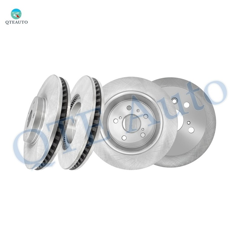 Set of 4 Front-Rear Disc Brake Rotors For 2013-2018 Toyota Avalon