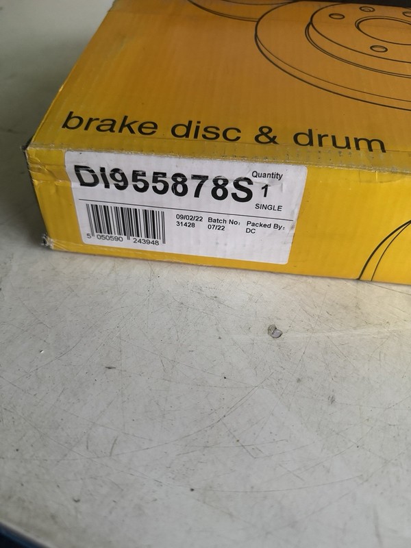 1x Brake Disc Single Vented fits AUDI TT 8N3, 8N9 1.8 Front 98 to 06 312mm gallery