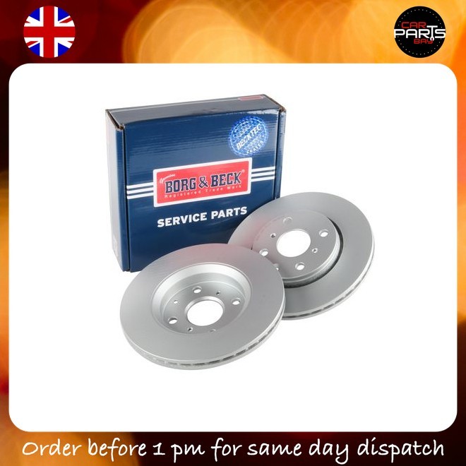BRAKE FOR PEUGEOT 107 108 1 1.4 HDI 1.0 VTI 72 1.2 DISCX2 BORG & BECK FRONT