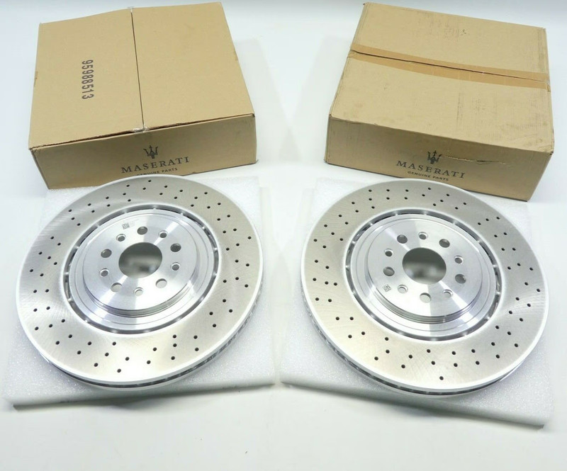 FOR MASERATI LEVANTE 3.0 S 3.8 V8 FRONT GENUINE BRAKE DISCS 380mm OEM 6700377690 gallery