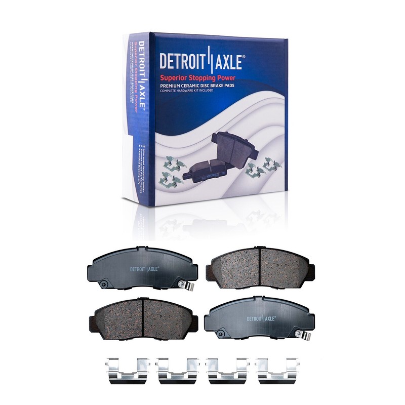 Front & Rear Disc Brake Rotor + Ceramic Brake Pads for 1999 2000 - 2003 Acura TL gallery