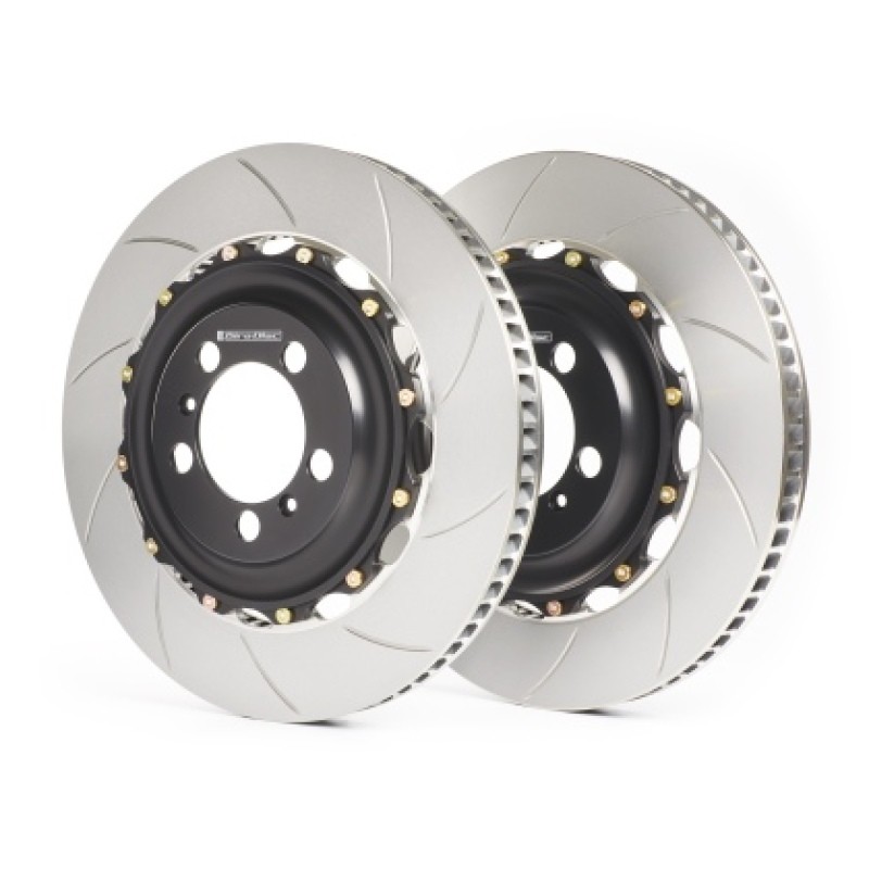 GiroDisc A1-307 Front Slotted Brake Rotors for 20-25 Toyota GR Supra 3.0L