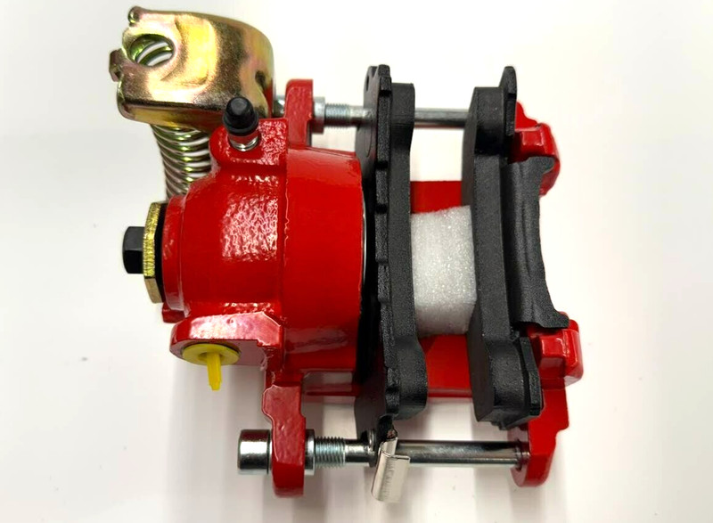 1964 - 1972 Front Rear 4 Wheel Disc Brake Conversion Red Calipers Master Kit gallery