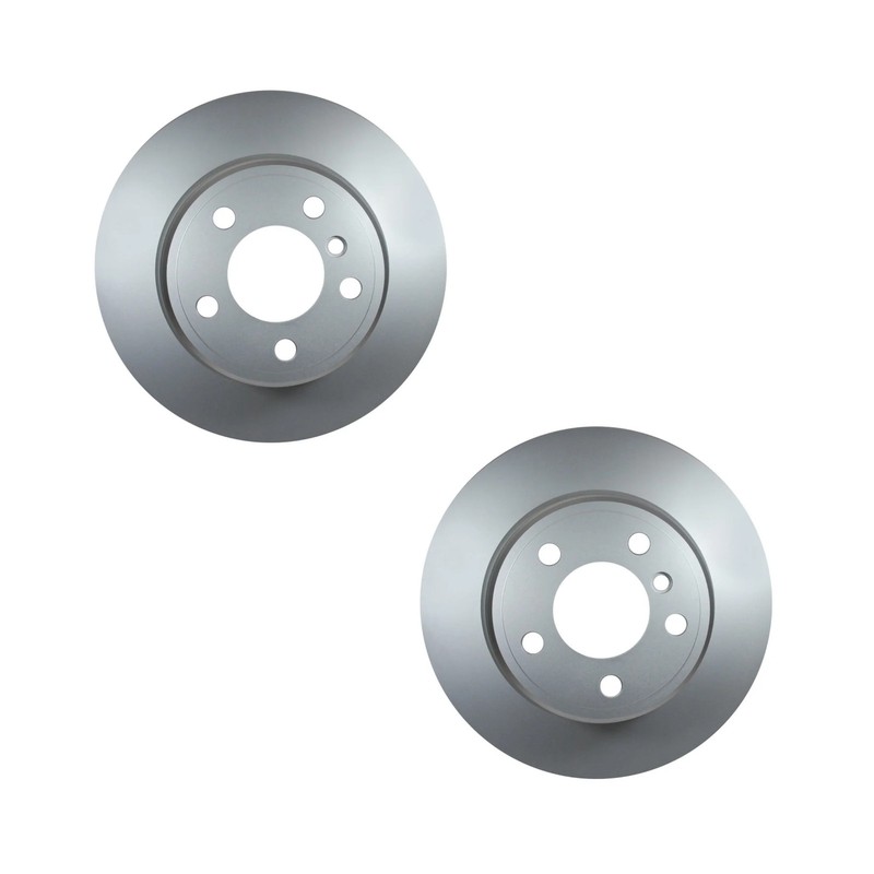 Front Set of 2 Disc Brake Rotors HELLA 355102582 for 1992-2005 BMW Z3 Z4