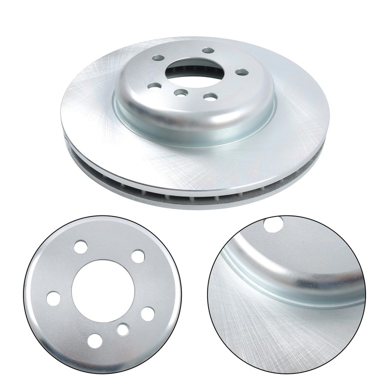 Front Disc Rotor & Ceramic Brake Pads D1597 For BMW 640i 2012-2017 3.0L l6 gallery