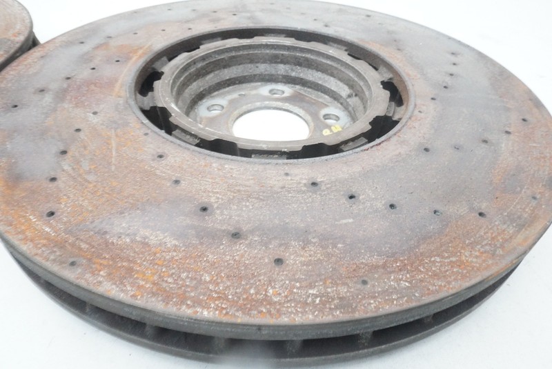 Set 2 Front Left Right Disc Brake Rotor 4M8615301D OEM Audi RSQ8 2020-25 gallery