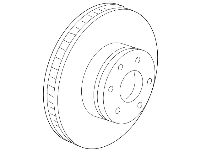 Genuine BMW Disc Brake Rotor Front 34-11-6-864-906