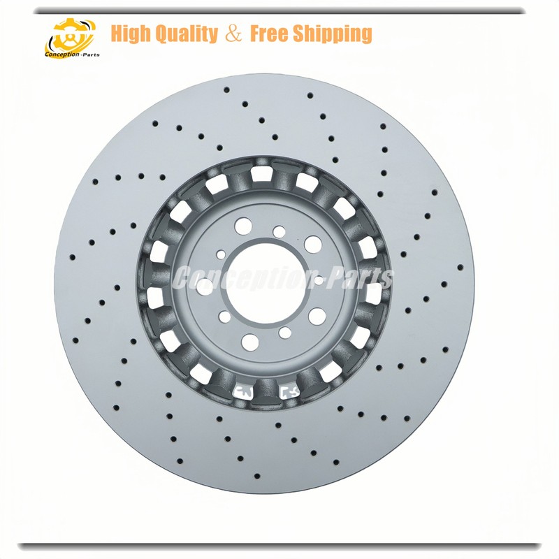 Set of 2 Front 380mm Brake Disc Rotors For 2015-2020 BMW F80 F87 F82 M2 M3 M4 US gallery