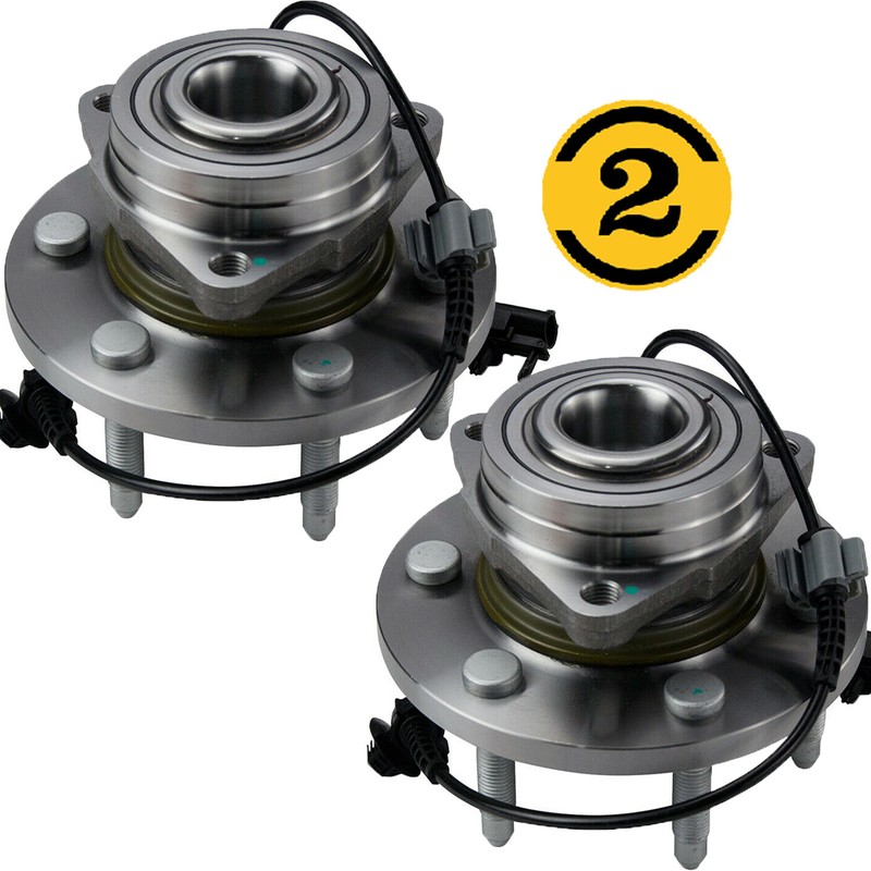 Front Wheel Bearing Hub Brake Rotor for Silverado Sierra 1500 Tahoe Yukon 4WD gallery