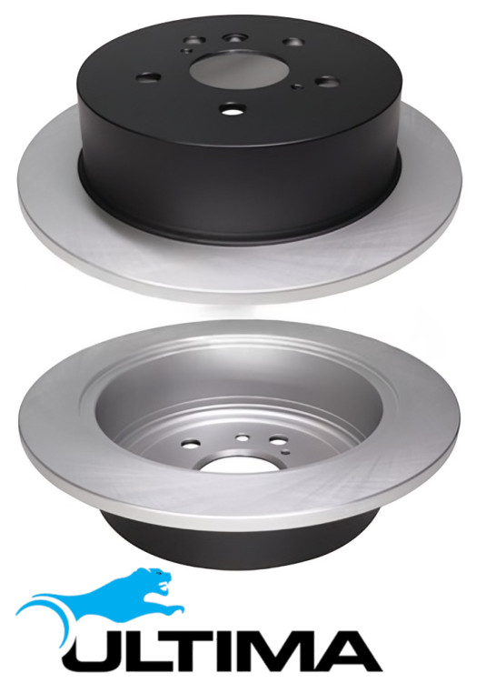 REAR SOLID DISC BRAKE ROTOR SET FOR TOYOTA KLUGER MCU28R 3MZ-FE 3.3L V6 OD 288MM