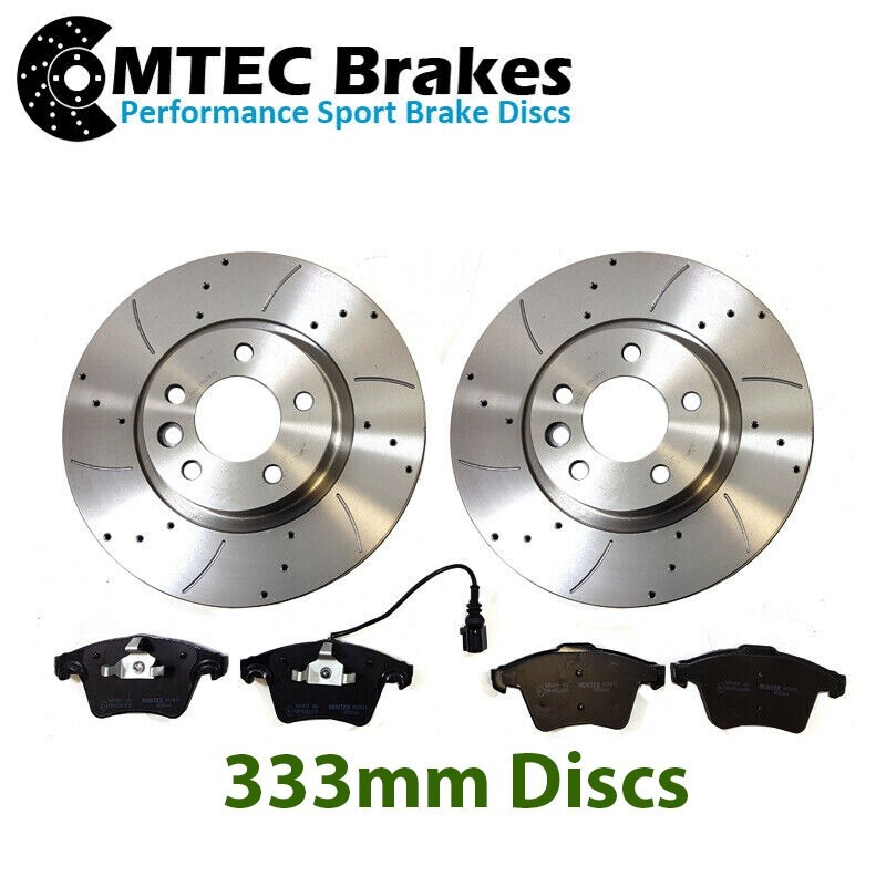 MTEC Brakes VW Transporter T5 1.9/2.5 TDi Front Brake Disc Set 333mm
