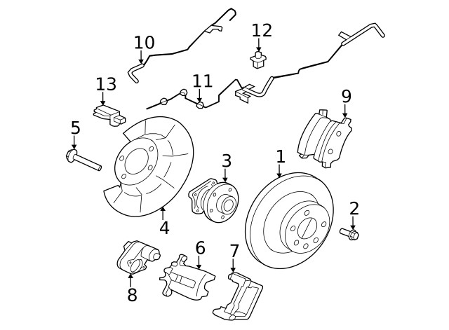 Genuine Volvo Disc Brake Rotor 31471028 gallery