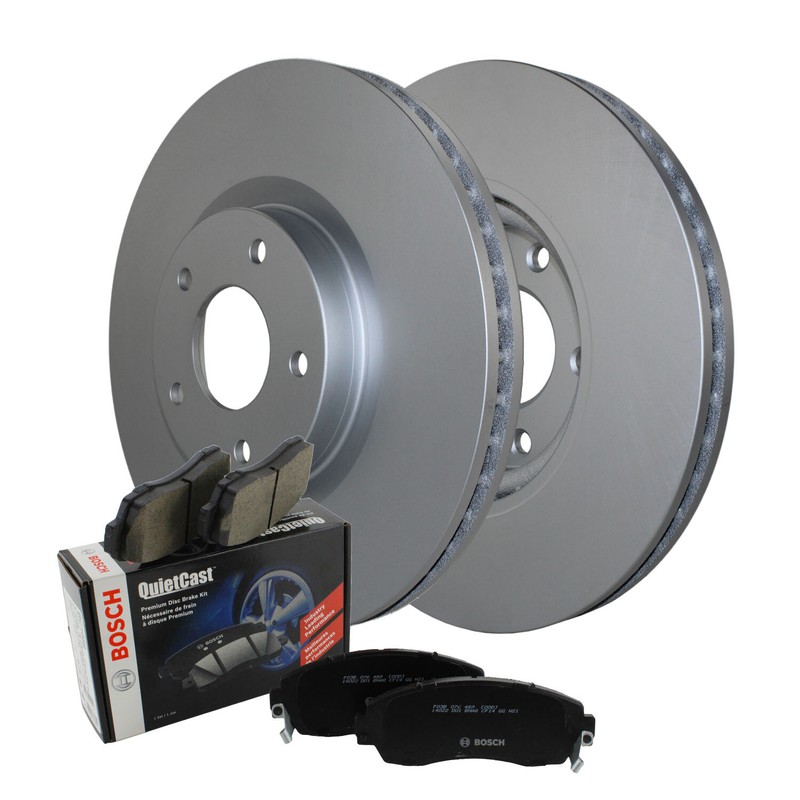 Front Brake Kit 320mm Disc Rotors & Bosch Ceramic Pads For Nissan Maxima 3.5L V6