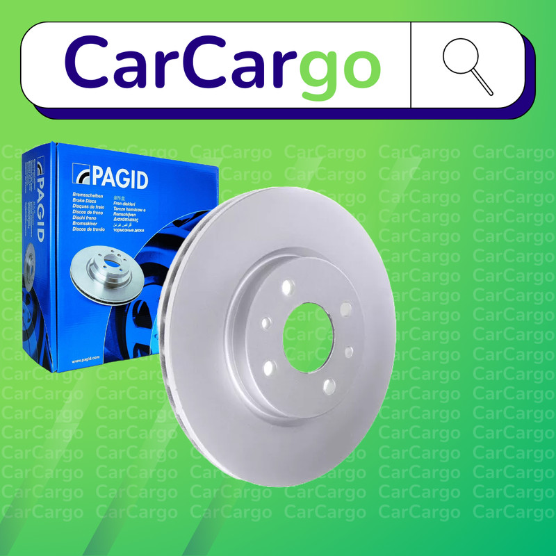 Pagid Vented Front Brake Discs Pair For Lancia Dedra 2.0 i.e. 1989-1999 257 mm