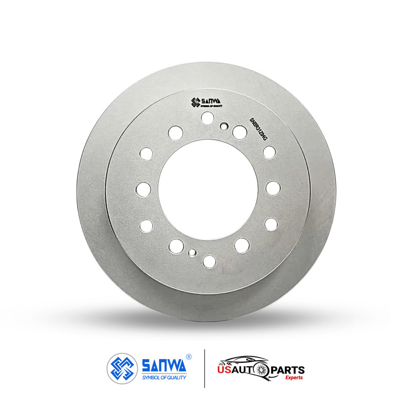 SET OF 2 REAR BRAKE ROTOR VENTED & GEOMET COATED 313 mm FOR TOYOTA SEQUOIA 01-09 gallery