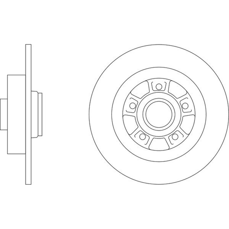 Apec Blue Brake Disc – Rear SDK6951 Fits Renault Megane – OE Specification