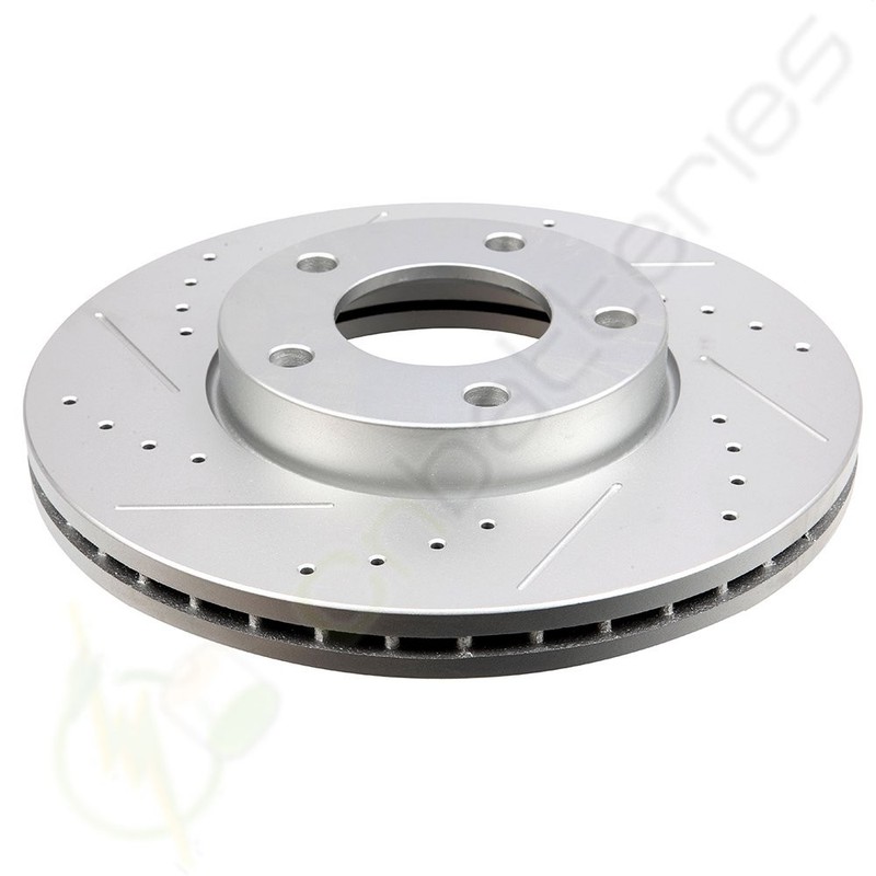 Front + Rear Drilled Slotted Brake Rotors For 04 05 06 07 08 09 10 11 12 MAZDA 3 gallery