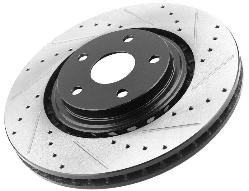 Rear Drilled Disc Rotors Ceramic Pads for Rav4 Lexus Toyota HS250H 2006 - 2018 gallery