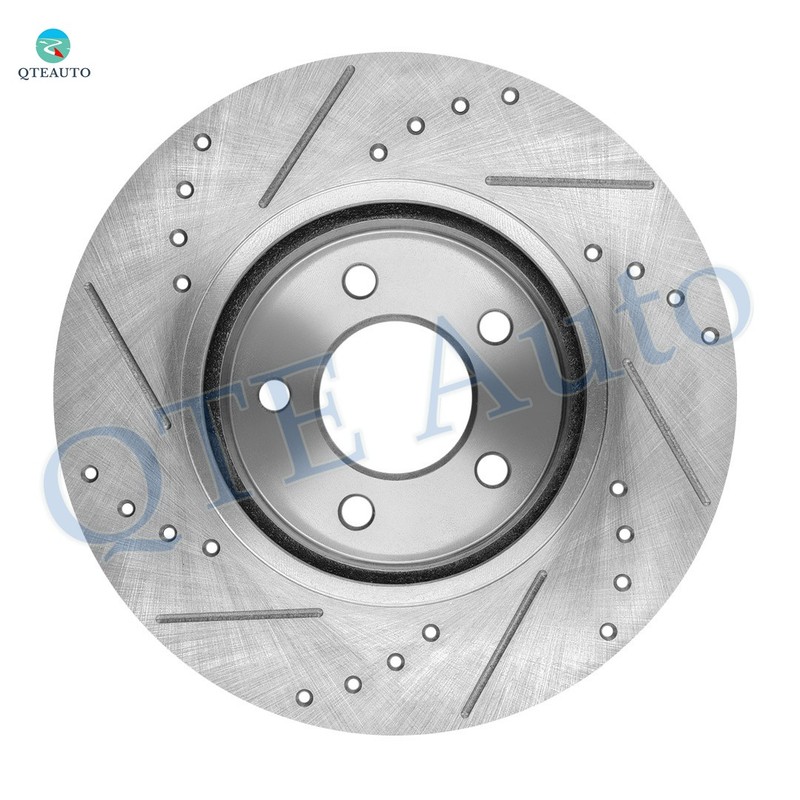Front Drilled Slotted Brake Disc Rotors 303mm For 2005-2012 Ford Escape gallery