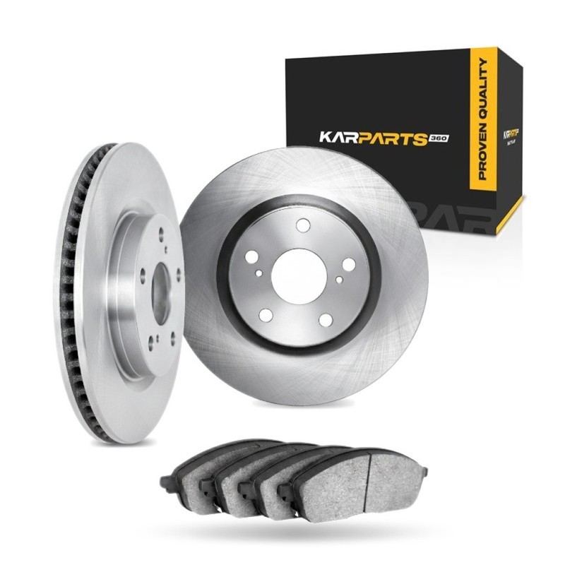 For Pontiac Sunbird 1992-1994 Brake Set Front | Vented | Plain Style | 5 Lug