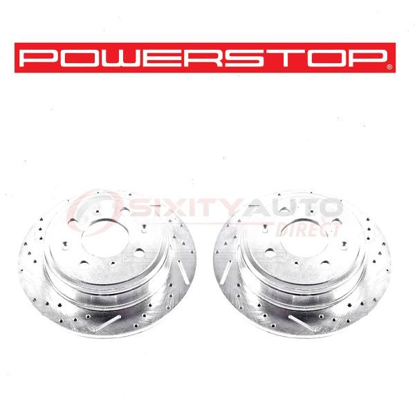 PowerStop JBR308XPR Disc Brake Rotor for Braking Tire Stopping Drums Rotors sg