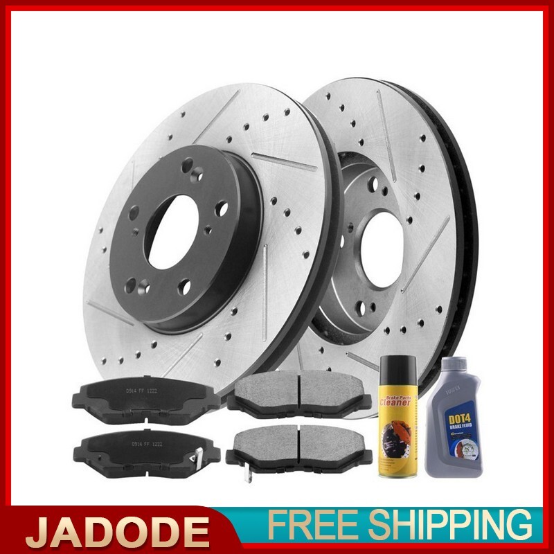 Front Brake Rotors Pads For Honda Civic Accord CR-V Element Fit Insight B2J