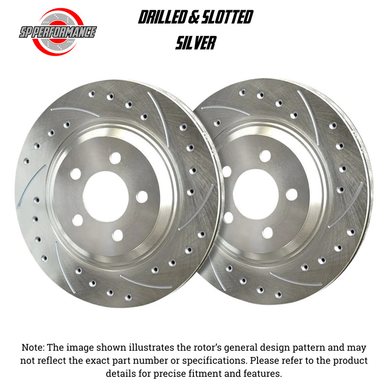 SP Performance Disc Brake Rotor Set Front For 1997-2000 BMW 540i gallery