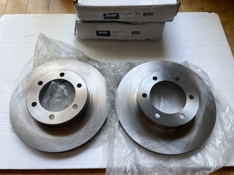 PAIR Bendix PRT5291 Front Disc Brake Rotor for 2000-2007 Toyota Sequoia Tundra gallery