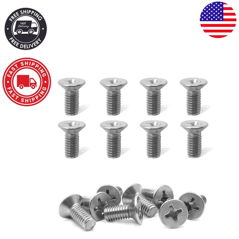 Durable Stainless Steel Brake Disc Retaining Screws – 8-Pack for Multiple Models