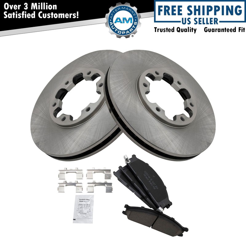 Front Brake Pad & Rotor Kit Fits 03-04 Nissan
