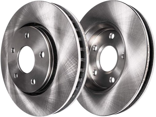 Detroit Axle 49FV65N Front Brake Rotor Set Fits 2023 Volvo C40 Recharge
