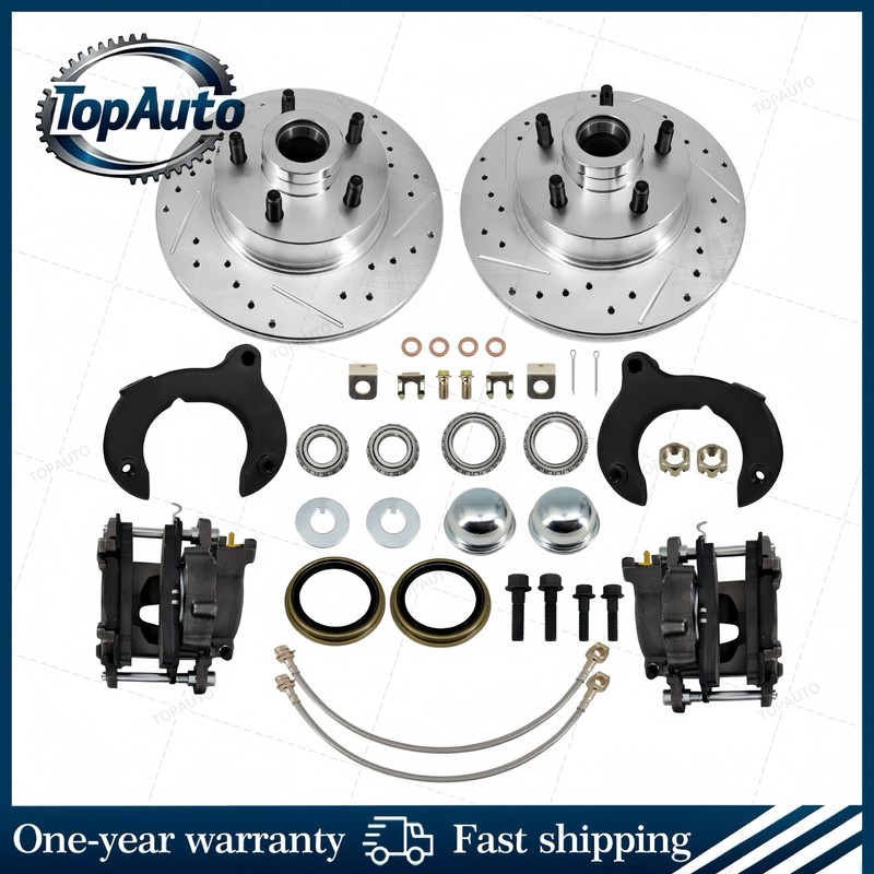 Complete 11 Inch Brake Kit, Fits Ford 5 x 4-1/2 Bolt Pattern, Fits Mustang II