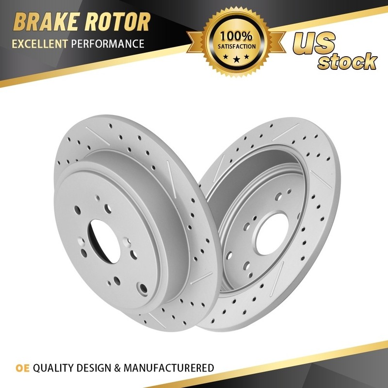 313mm Rear Disc Brake Rotors Set for 2001-2006 Acura MDX 2003-2008 Honda Pilot