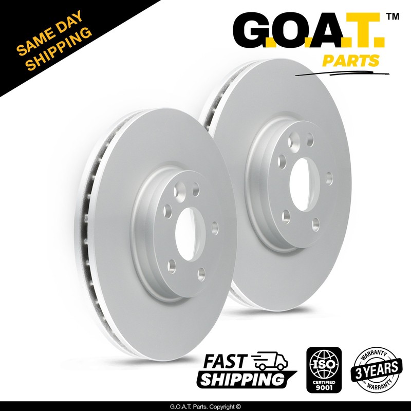 Front Brake Rotors Set for 12-15 Land Rover Range Rover Evoque 08-10 70 11.81 in