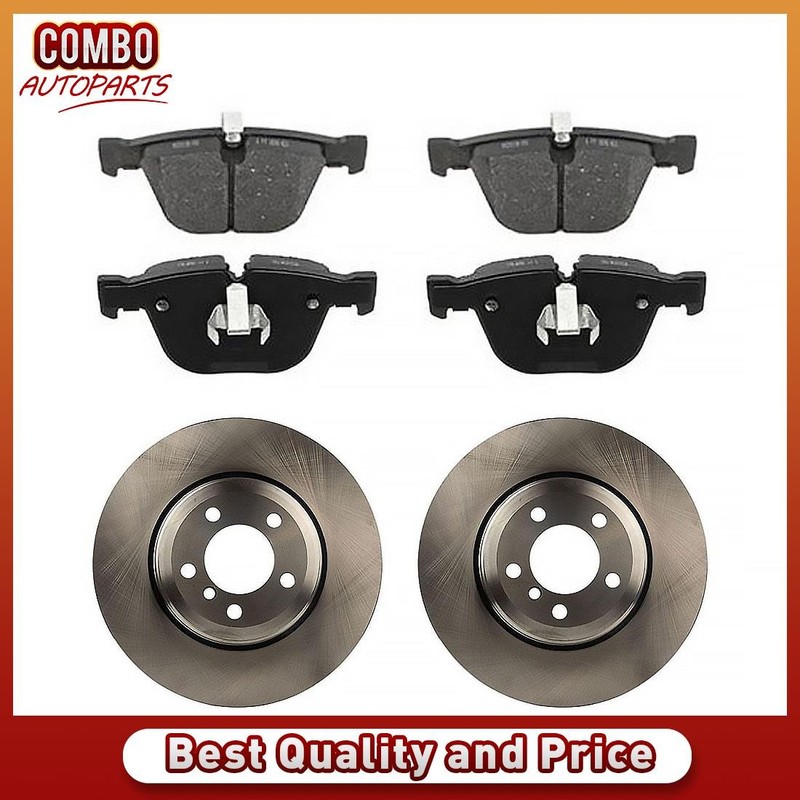 Rear Brake Rotors Brake Pads Fits 2002-2005 BMW 745Li 2002-2005 BMW 745i