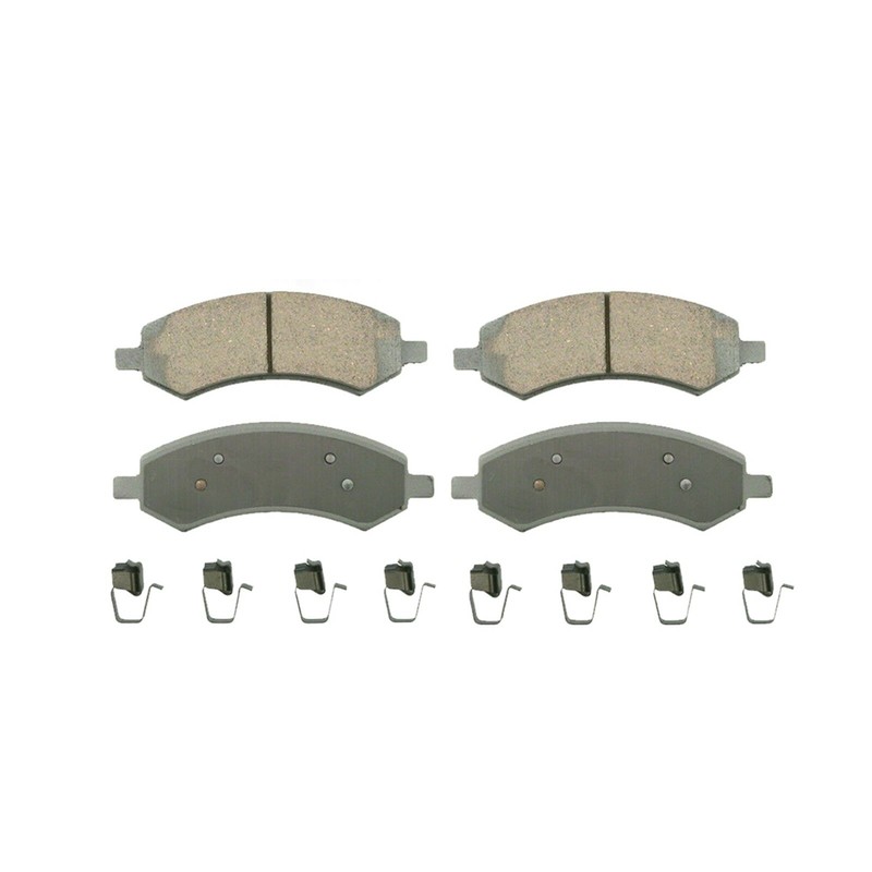 Front Drilled Rotors + Brake Pads for Dodge Durango Ram 1500 Chrysler Aspen 5Lug gallery