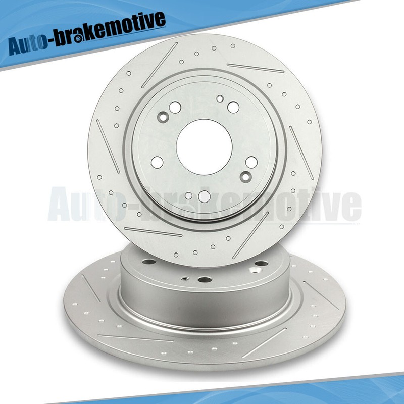 2X REAR BRAKE ROTORS FOR ACURA TSX HONDA ACCORD COUPE SEDAN HYBRID HR-V PLUG IN gallery