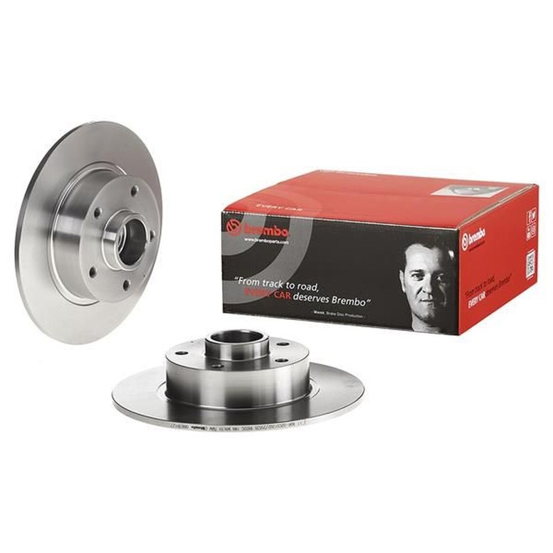 Brembo Prime Line With Bearing Kit Solid Brake Disc 08.B391.27 Fits Renault gallery