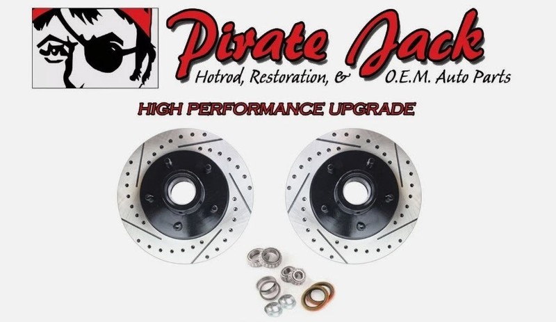 1983-93 Ford F-150 Front Disc Rotors & Rear 8.8 Disc Brake Conversion-BLACK gallery