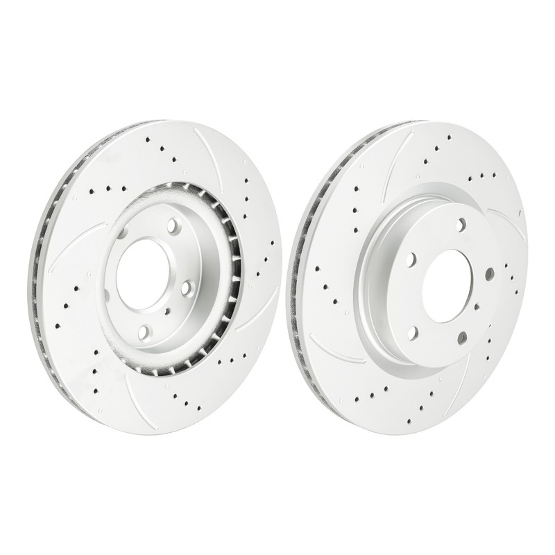 Pair Front Disc Brake Rotors for INFINITI G35 2003-2005 Nissan 350Z 2003-2005 gallery