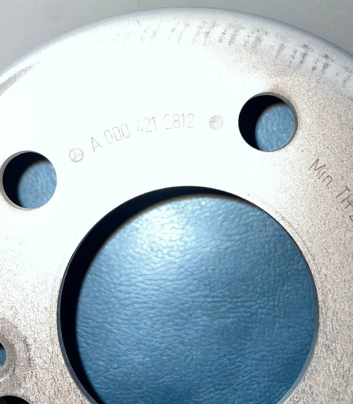 Mercedes-Benz Front Brake Disc Rotor(X2)- 000-421-28-12 -For E300, GLC300 & More gallery